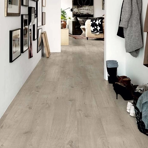 ДУБ МОРСКОЙ СЕРЫЙ КВАРЦ ВИНИЛ PERGO LVT OPTIMUM CLICK MODERN PLANK